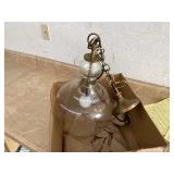 Pottery Barn Recycled Glass Pendant Light Fixtures - Mid Century Modern