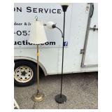 Pair of Mid Century Modern Floor Lamps in Working Condition