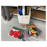 Garden flags and cushions