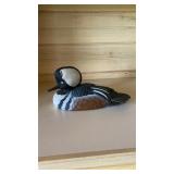 Hooded MERGANSER loon decoy, hard plastic 13