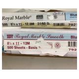 Wausau 24#, One full ream with partial, royal