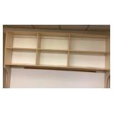Wall mounted shelf unit 7.6 x 4.5 x 12"