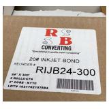 R B  20# inkjet bond 24" x 300