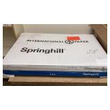 Springhill International paper calendar paper