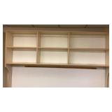 Wood Wall mounted shelf.