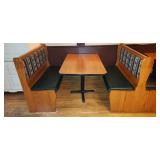 6-Double back booth benchs  - 5-Single back booth  benchs