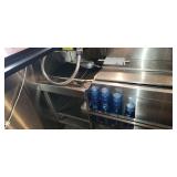 26" Under bar ice bin w/cold plate - 14" SS hand sink  18" SS under bar Bottle rack  - 6