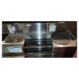26" Under bar ice bin w/cold plate - 14" SS hand sink  18" SS under bar Bottle rack  - 6