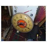 gulf oil clock 