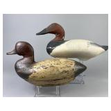 2 East Coast Drake Duck Decoys