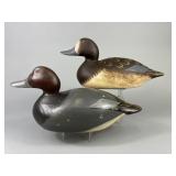 Mason 2nd Generation Pr. of Redhead Duck Decoys