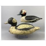 2 Bufflehead Drake Duck Decoys