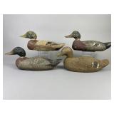 4 Factory Mallard Duck Decoys