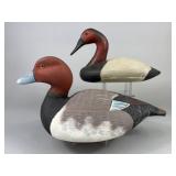 2 Drake Duck Decoys