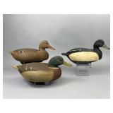 3 Ralph Malpage Duck Decoys