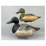 Wisconsin Pr. of Bluebill Duck Decoys