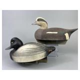 2 Drake Duck Decoys