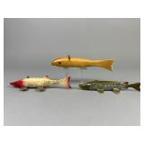 3 Bear Creek Bait Co. Fish Spearing Decoys