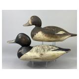 2 Mason Bluebill Duck Decoys