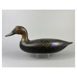 Charlie Moore Vallero Style Black Duck Decoy