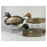 3 Factory Duck Decoys