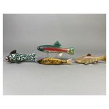 4 Fish Spearing Decoys