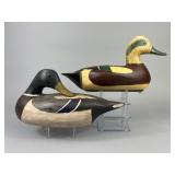 2 Jim Slack Drake Duck Decoys