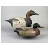 2 Drake Duck Decoys