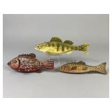 3 Mikko Style Fish Spearing Decoys