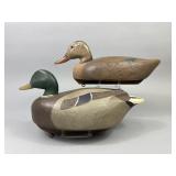 2 Mallard Duck Decoys