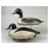 2 Goldeneye Drake Duck Decoys