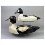 2 Goldeneye Drake Duck Decoys