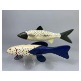 2 Steve Robbins Fish Spearing Decoys