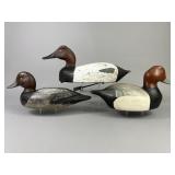 3 Drake Duck Decoys