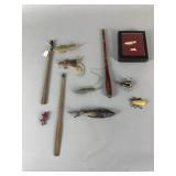 Vintage Fish Spearing Decoys