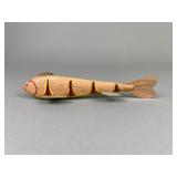 Vernon Baggs Fish Spearing Decoy