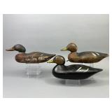 3 Michigan Factory Duck Decoys
