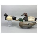 3 Drake Duck Decoys