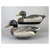 2 Ken Harris Mallard Drake Duck Decoys
