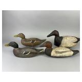4 Factory Duck Decoys
