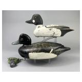 2 Drake Duck Decoys