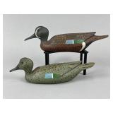 Mitch Verdin Pr. of Blue-Winged Teal Duck Decoys