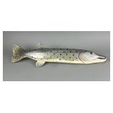 George Aho Hand Carved Muskie