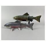 2 Tom Christenson Fish Spearing Decoys