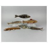 6 Fish Spearing Decoys