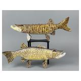 2 Dave Kober Fish Spearing Decoys
