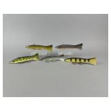 5 Hennes Johnson Fish Spearing Decoys
