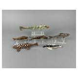 6 Fish Spearing Decoys