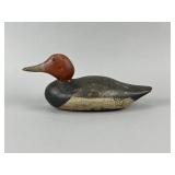 Early Mason Redhead Drake Duck Decoy