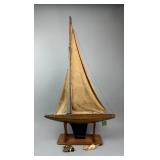 Sailboat Model & 2 Spearing Decoys